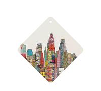 Austin Texas Printing 10 Pcs Car Air Freshener Fragrant Sheets,Car Hanging Accessories With Strings For Decor