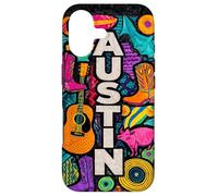 Austin Texas Retro Chalk Art Style Musical Urban Art Case for iPhone 17