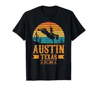 Austin Texas Rodeo Rider Horse - Austin Souvenir Texas T-Shirt