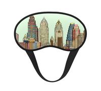 Austin Texas Sleep Mask for Side Sleeper Eye Mask for Sleeping Light Blocking Soft Breathable Sleep Eye Mask for Women Men Adjustable Elastic Strap Travel Nap Blackout Eye Shade Cover