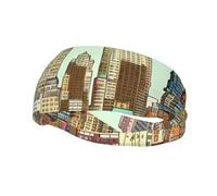 Austin Texas Sports Sweatband Head Bands for Women Men, Lightweight Breathable Non Slip Workout Headbands Hairband for Fitness Running Cycling Hiking Yoga