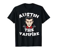 Austin The Vampire T-Shirt Halloween Simple Costume T-Shirt