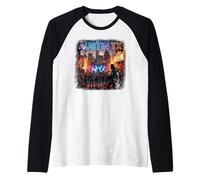Austin TX Live Music Raglan Baseball Tee