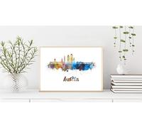 Austin V2 Skyline en acuarela Papel Mate 240gr 11x14 Inches