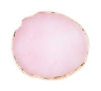Austinstore Resin Makeup Mixer Nail Art Polish Mixing Plate Foundation Coloring Palette Pink