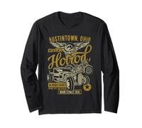 Austintown OH Hotrod Vintage Style Car Motorcycle Design Long Sleeve T-Shirt