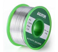 Austor 1.0mm Lead Free Solder Wire with Rosin Core, Sn 99% Ag 0.3% Cu 0.7%, 100g