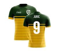Australia 2025-2026 Airo Concept Home Shirt - Juric 9 in Green | Size: Large Australia Green L