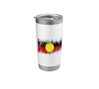 Australia Aboriginal Flag, Aboriginal, Aussie Stainless Steel Insulated Tumbler