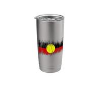 Australia Aboriginal Flag, Aboriginal, Aussie Stainless Steel Insulated Tumbler