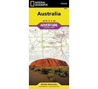 Australia Adventure Map by National Geographic - Waterproof Travel Map Featuring Outback Routes, National Parks, Great Barrier Reef & Coastal Drives: ... Map (National Geographic Adventure Map)