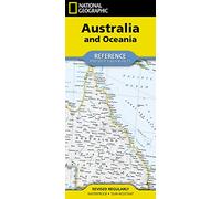 Australia and Oceania With Flags and Facts Map (National Geographic Reference Map): folded with flags and facts