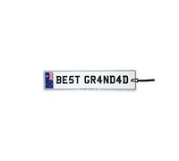 Australia - Best Grandad License Plate Car Air Freshener (Fun Birthday/Father's Day/Xmas Christmas Stocking Filler/Secret Santa/Novelty Scented Gift)