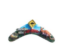 Australia Boomerang Kangaroo Sydney Melbourne AU42 Fridge Magnet