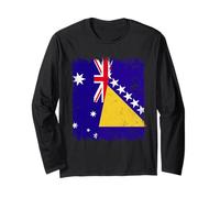 Australia Bosnia and Herzegovina Half Flag Long Sleeve T-Shirt