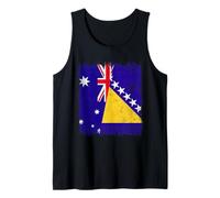Australia Bosnia and Herzegovina Half Flag Tank Top