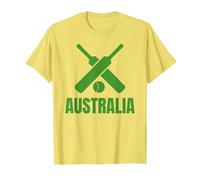 Australia Cricket Crossed Bats Ball Graphic Aussie Fan T-Shirt