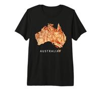 Australia Day Australian Aboriginal Ethnic Cave Painting Premium T-Shirt
