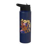 Australia Day Funny Kangaroo Australian Australia Straya Stainless Steel Insulated Water Bottle