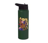 Australia Day Funny Kangaroo Australian Australia Straya Stainless Steel Insulated Water Bottle