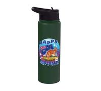 Australia Day Toddler Funny Koala Australian Flag Sydney Stainless Steel Insulated Water Bottle