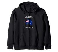 Australia Distressed Flag Broome Pride Zip Hoodie