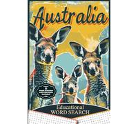 Australia Educational Word Search: 36 brain games with fun facts included.
