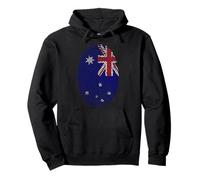 Australia Fingerprint Australia Star Flag Aussie Flag Pullover Hoodie