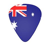 Australia Flag 12-Pack Guitar Picks, Includes Thin, Medium & Heavy Gauges 3 Sizes for Guitar Electric Acoustic Picks