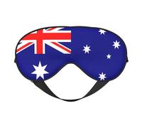 Australia Flag 3 Australia Flag Sleep Masks Adjustable Strap Soft Eye Mask for Women Men Travel Work Home