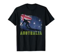 Australia Flag Aussie Surfing Team Australian Surfer T-Shirt