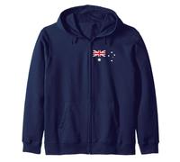 AUSTRALIA FLAG AUSTRALIAN BANNER Zip Hoodie