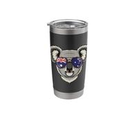 Australia Flag Australian Koala Stainless Steel Insulated Tumbler