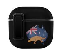 Australia Flag Australian Platy-Pus Compatible with AirPod 4 Case 4th Gen