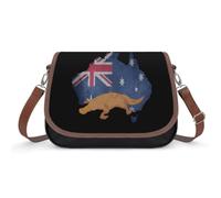 Australia Flag Australian Platy-Pus Crossbody Bag Messenger Purse