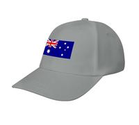 Australia Flag Baseball Cap,Summer Adjustable Classic Low Profile Hat for Men Women,The Ultimate Accessory for Activies Gray