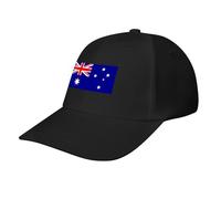 Australia Flag Baseball Cap,Summer Adjustable Classic Low Profile Hat for Men Women,The Ultimate Accessory for Activies Black