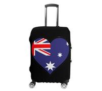Australia Heart Flag Elastic Suitcase Cover Fit 19 to 32 Inch Stylish Luggage Protector Baggage Covers Travel Accessories