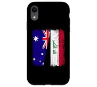 Australia Iraq Half Flag Australian Iraqi Jersey Case for iPhone XR