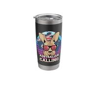Australia is Calling and I Must Go Australian Aussie Calls Stainless Steel Insulated Tumbler