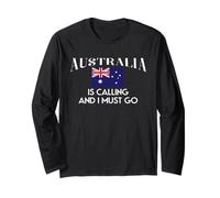 Australia is Calling and I Must Go Holiday Travel Long Sleeve T-Shirt