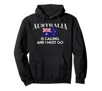 Australia Is Calling And I Must Go Holiday Travel Pullover Hoodie