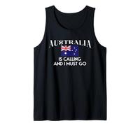 Australia is Calling and I Must Go Holiday Travel Tank Top