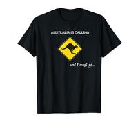 Australia is Calling | Australia Kangaroo Backpacker T-Shirt