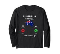 Australia is Calling, Funny Australia Long Sleeve T-Shirt