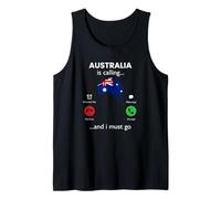 Australia is Calling, Funny Australia Tank Top