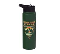 Australia is Calling So I Have to Go Australian Day Vintage Stainless Steel Insulated Water Bottle
