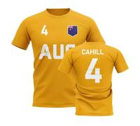 Australia Junior Tim Cahill Country Code Hero T-Shirt in Amber | Size: 12-13 Years Australia Amber 12-13 Years