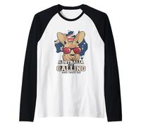 Australia Kangaroo Australia is Calling and I Must Go Travel Raglan Baseball Tee