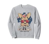 Australia Kangaroo Australia Is Calling And I Must Go Travel Sweatshirt